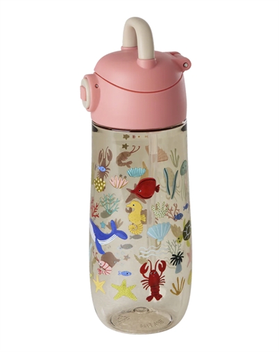Rice - Kids Drikkedunk - Koral - Ocean Print